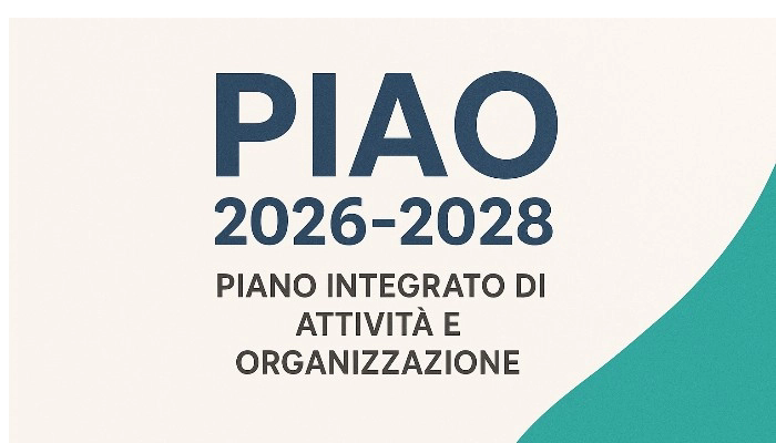 Avviso consultazione pubblica per l’adozione del PIAO 2026-2028