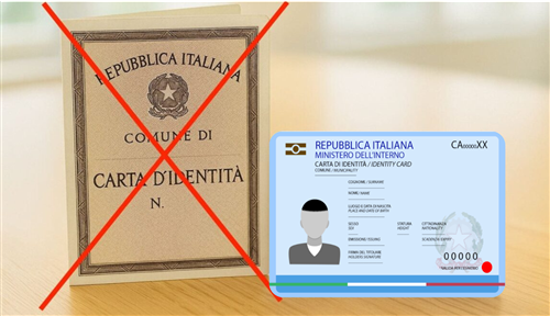 Scadenza carte di identità rilasciate su modello cartaceo